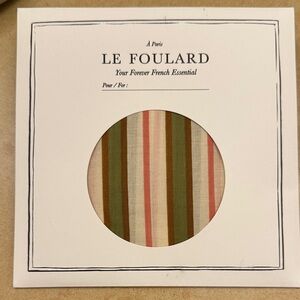 Le Foulard Striped Scarf
